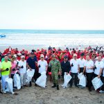 Peringati Hpsn 2026, Bupati Badung Pimpin Korve Bersih Sampah Di Pantai Kuta